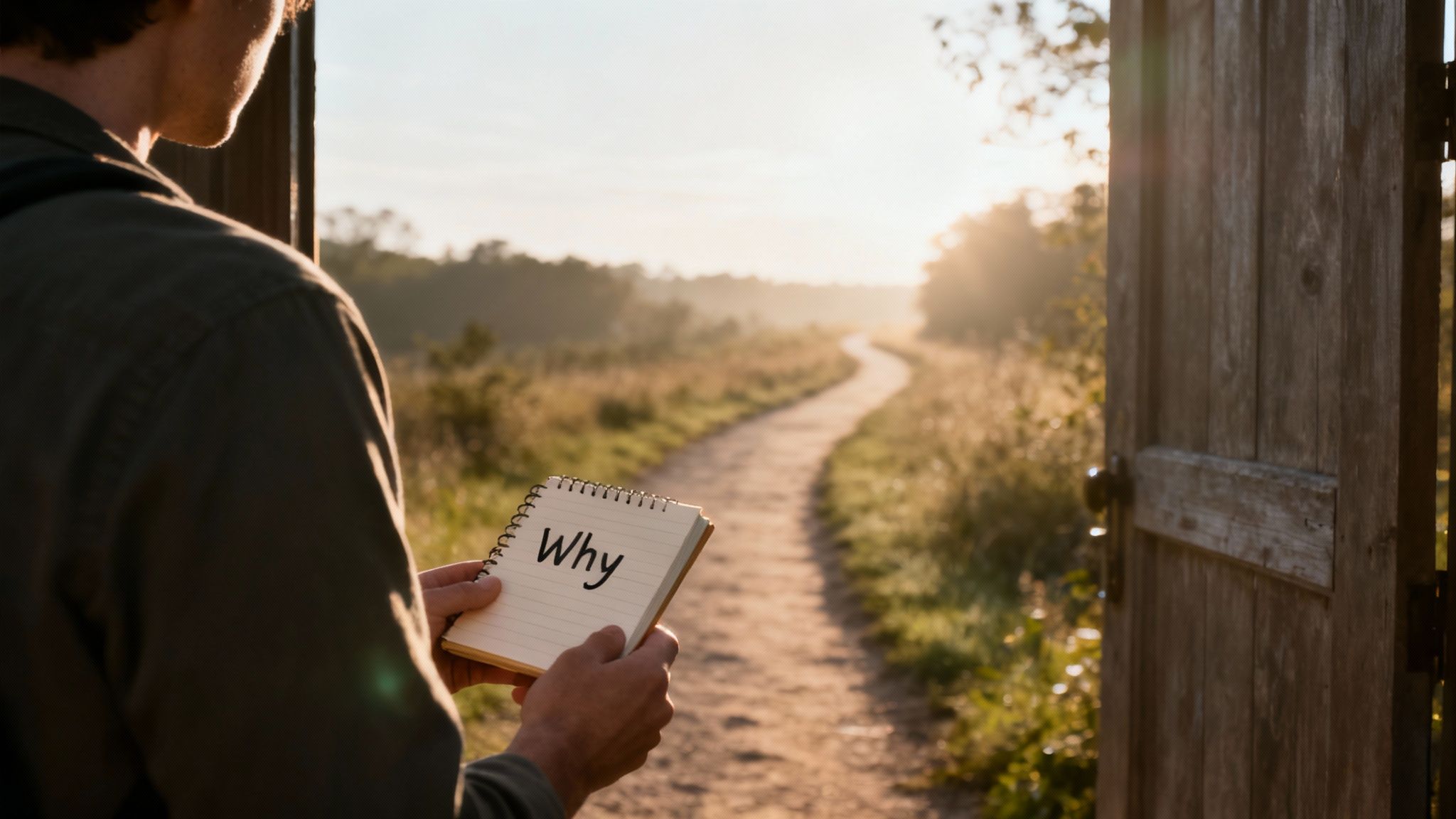 A person looking out at a sunrise, symbolizing a new beginning in recovery.