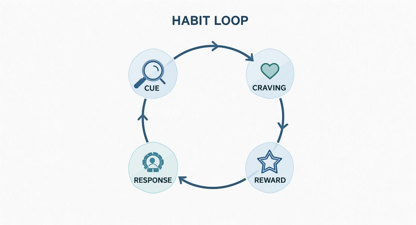 Infographic about atomic habits book