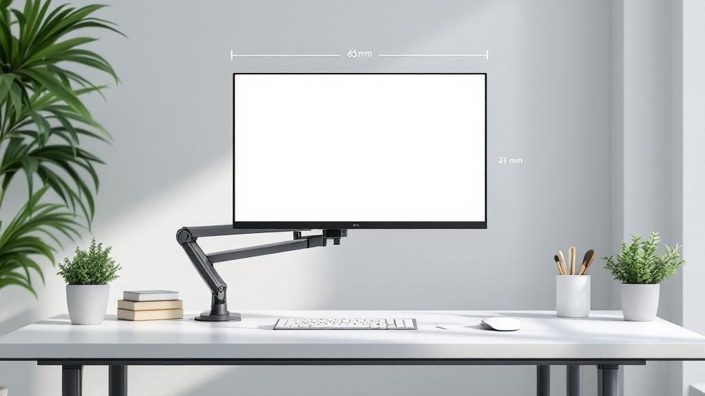 1. Monitor Height and Distance Adjustment