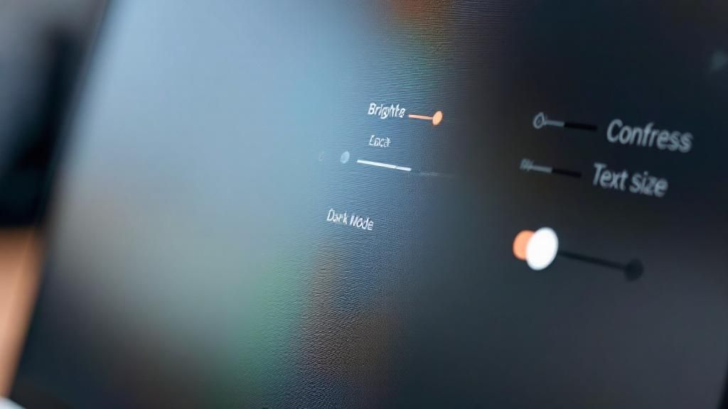 Adjust Display Settings for Eye Comfort