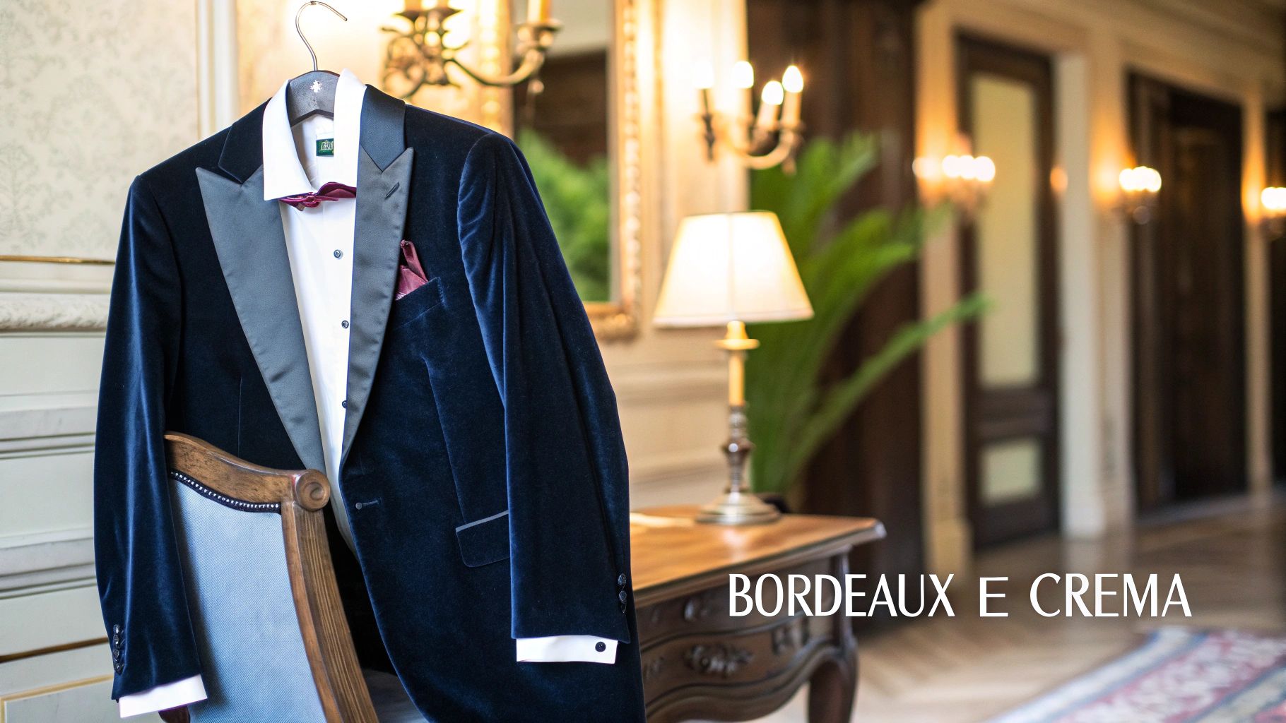 Bordeaux e Crema abbinamento colori uomo