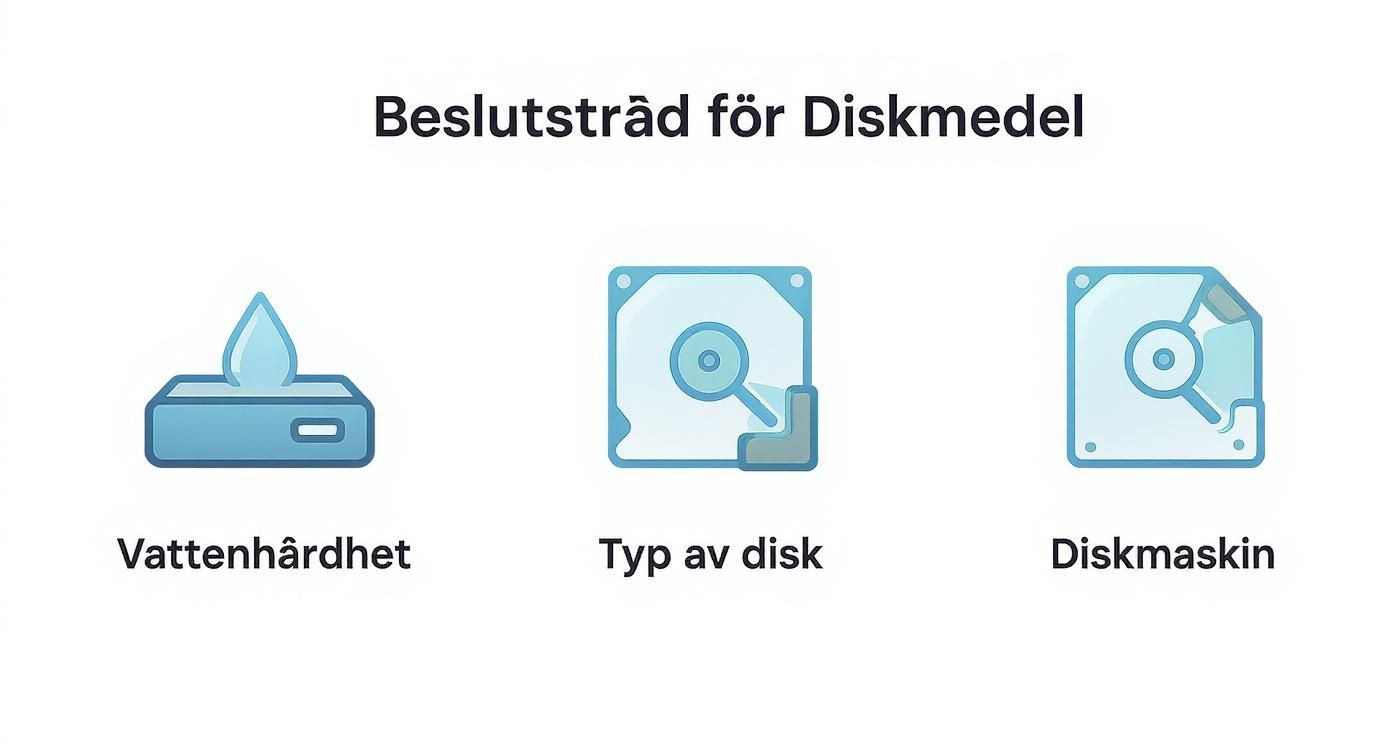 Infographic about diskmedel till diskmaskin