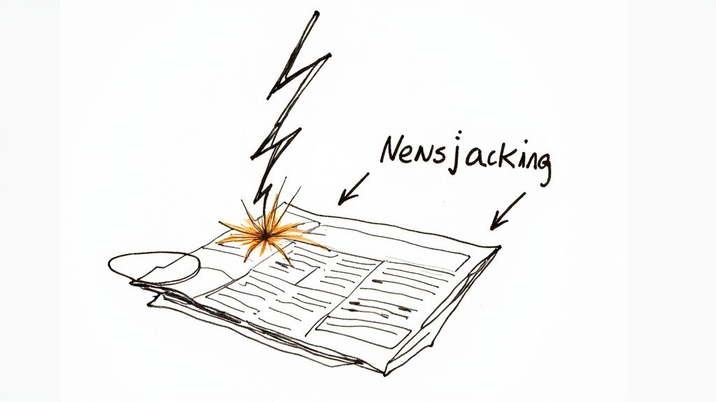 Digital Newsjacking and Trend Hijacking