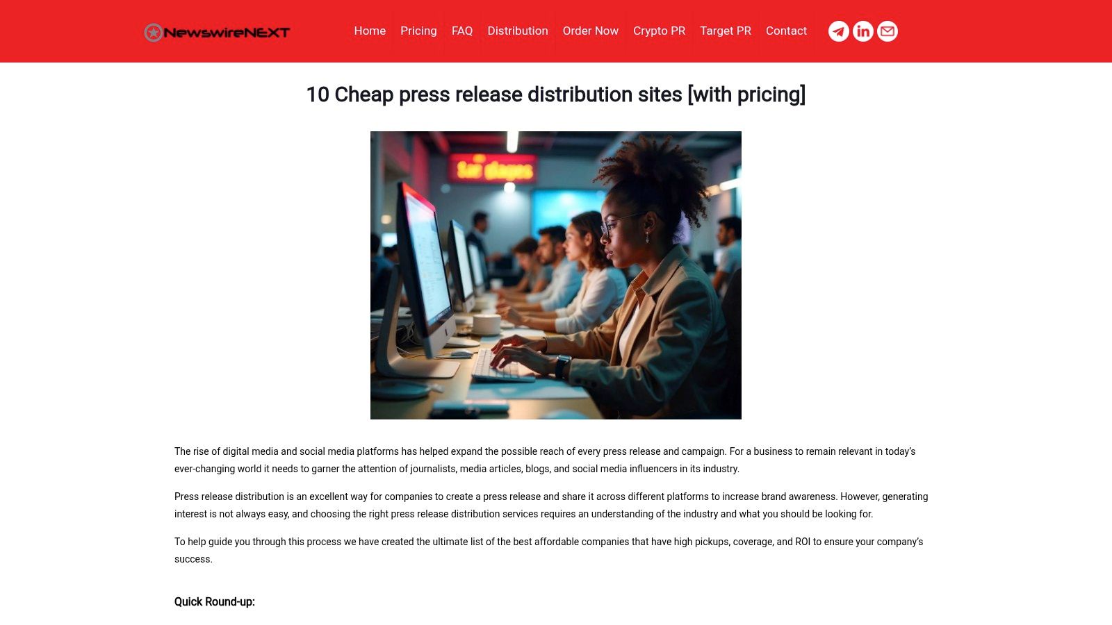 12 Affordable press release distribution You Should Know - Press Ranger