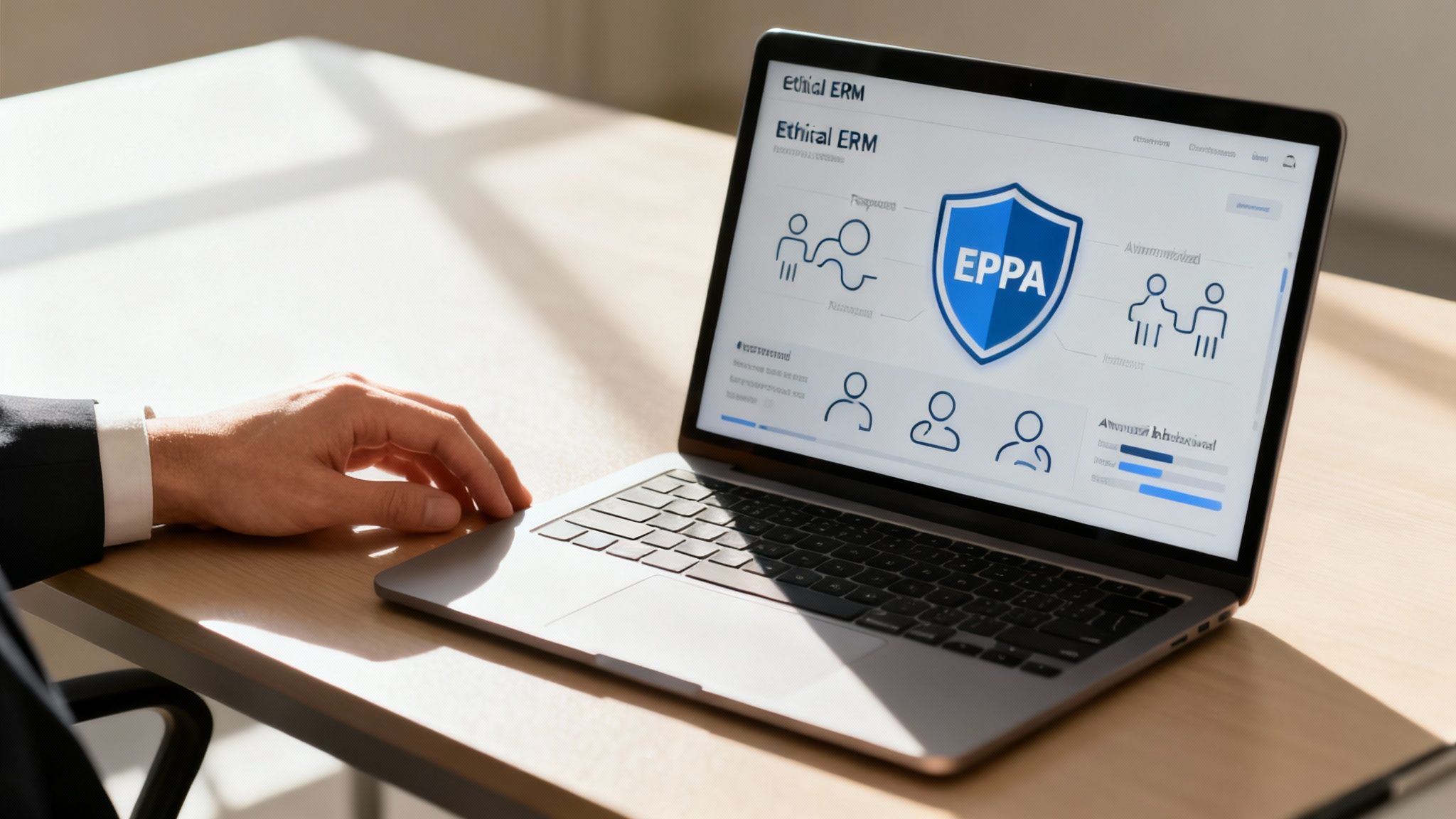 “Chart comparing reactive vs proactive risk management approaches.”