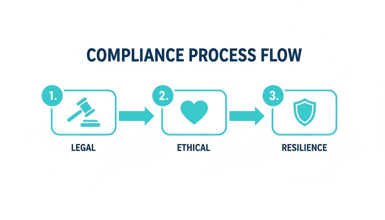 Leadership reinforcing compliance culture across the organization