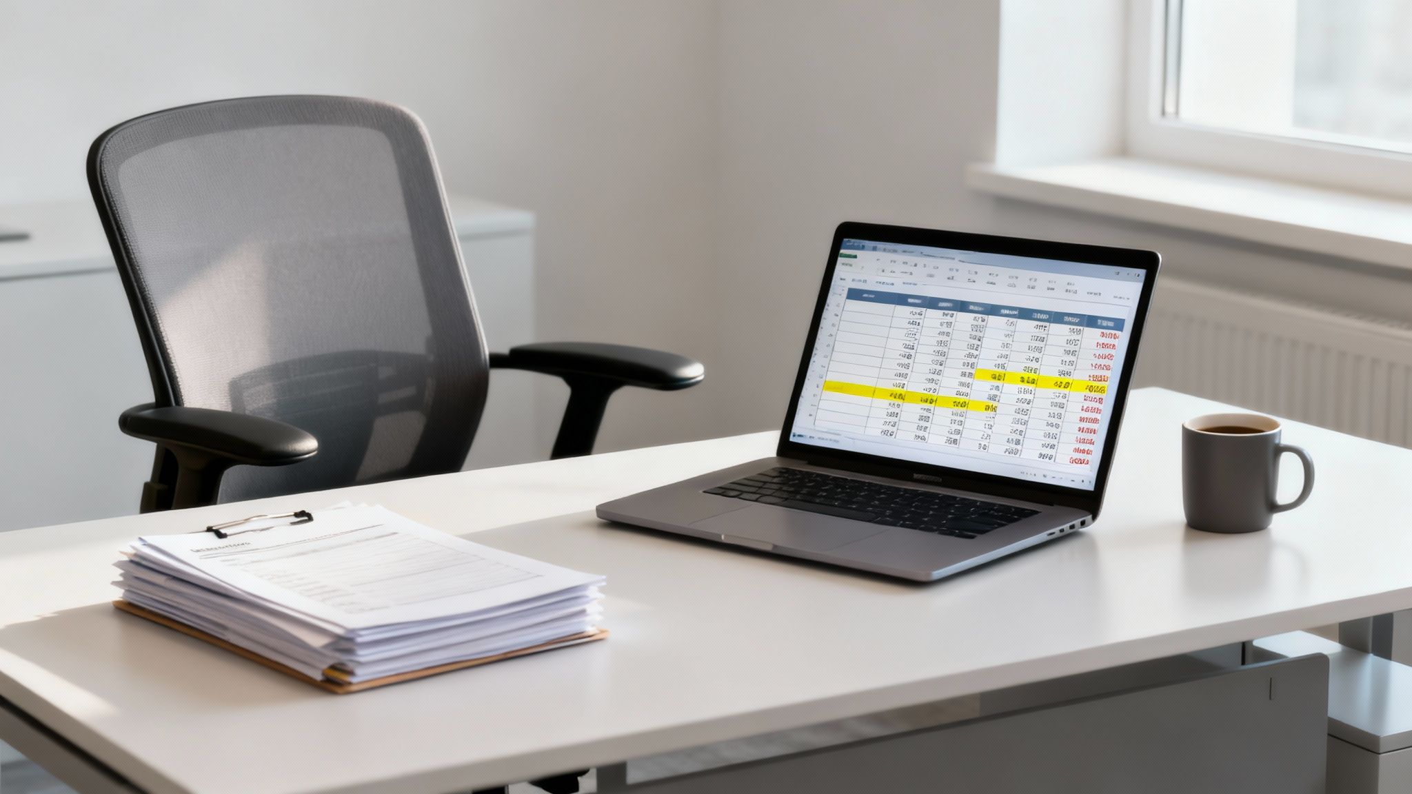 Human resources team analyzing employee turnover risk indicators