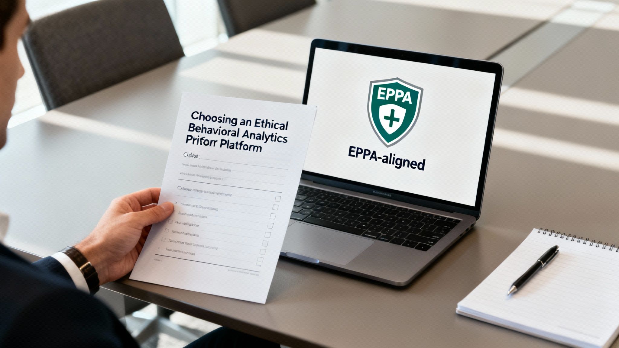 Equipe de compliance revisando insights da plataforma de análise comportamental