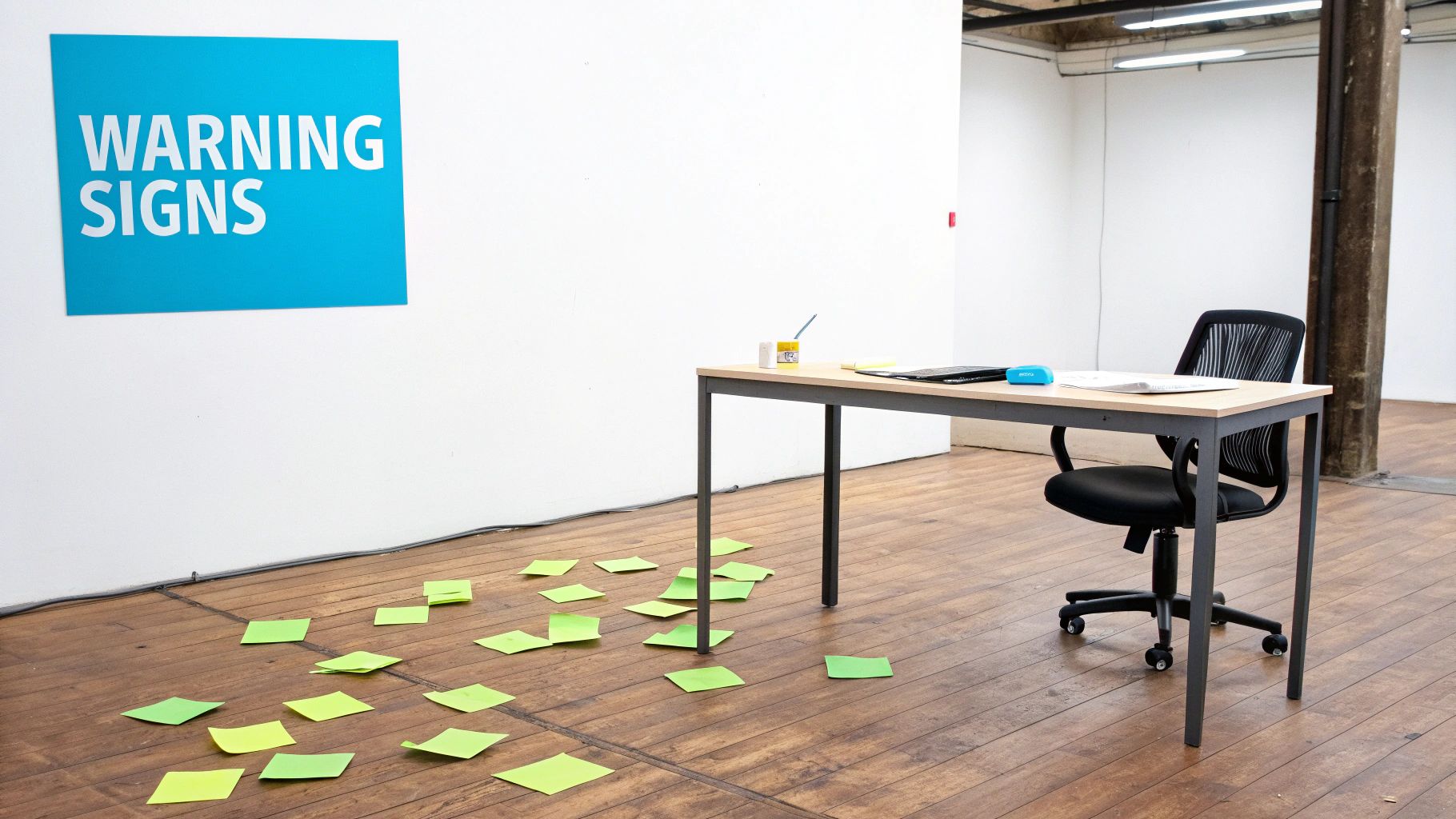 Manager reviewing workplace unethical behavior patterns