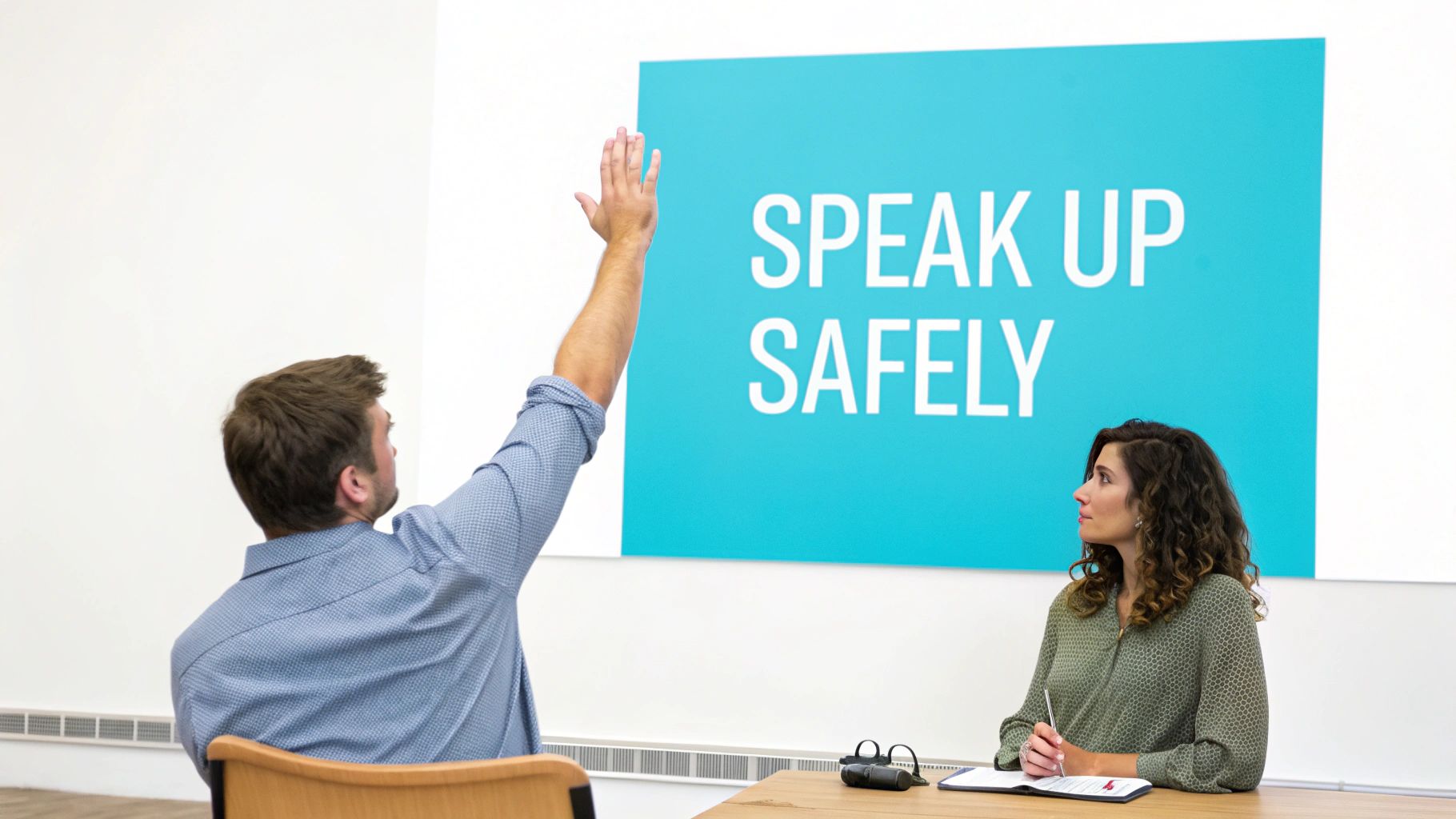 Liderança promovendo cultura ética no trabalho