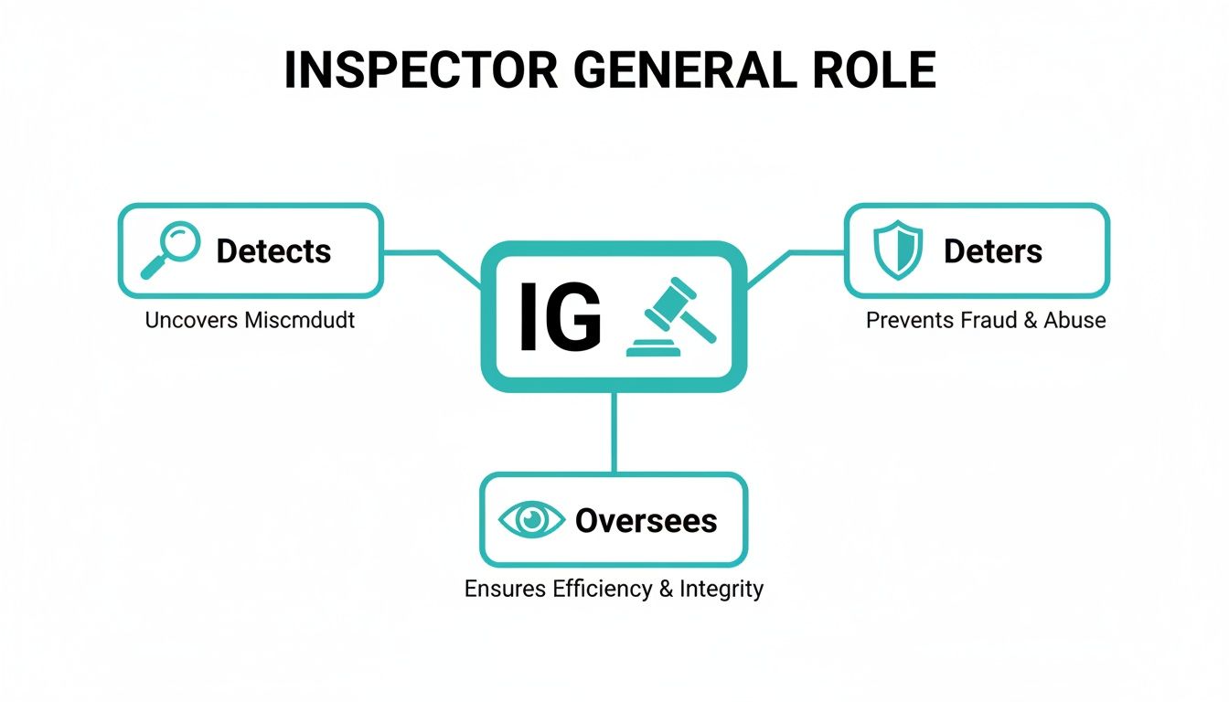 Papel do Inspetor-Geral nas organizações em ação