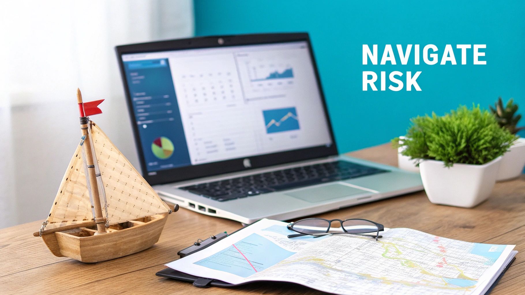 Diagram illustrating a compliance and risk assessment framework