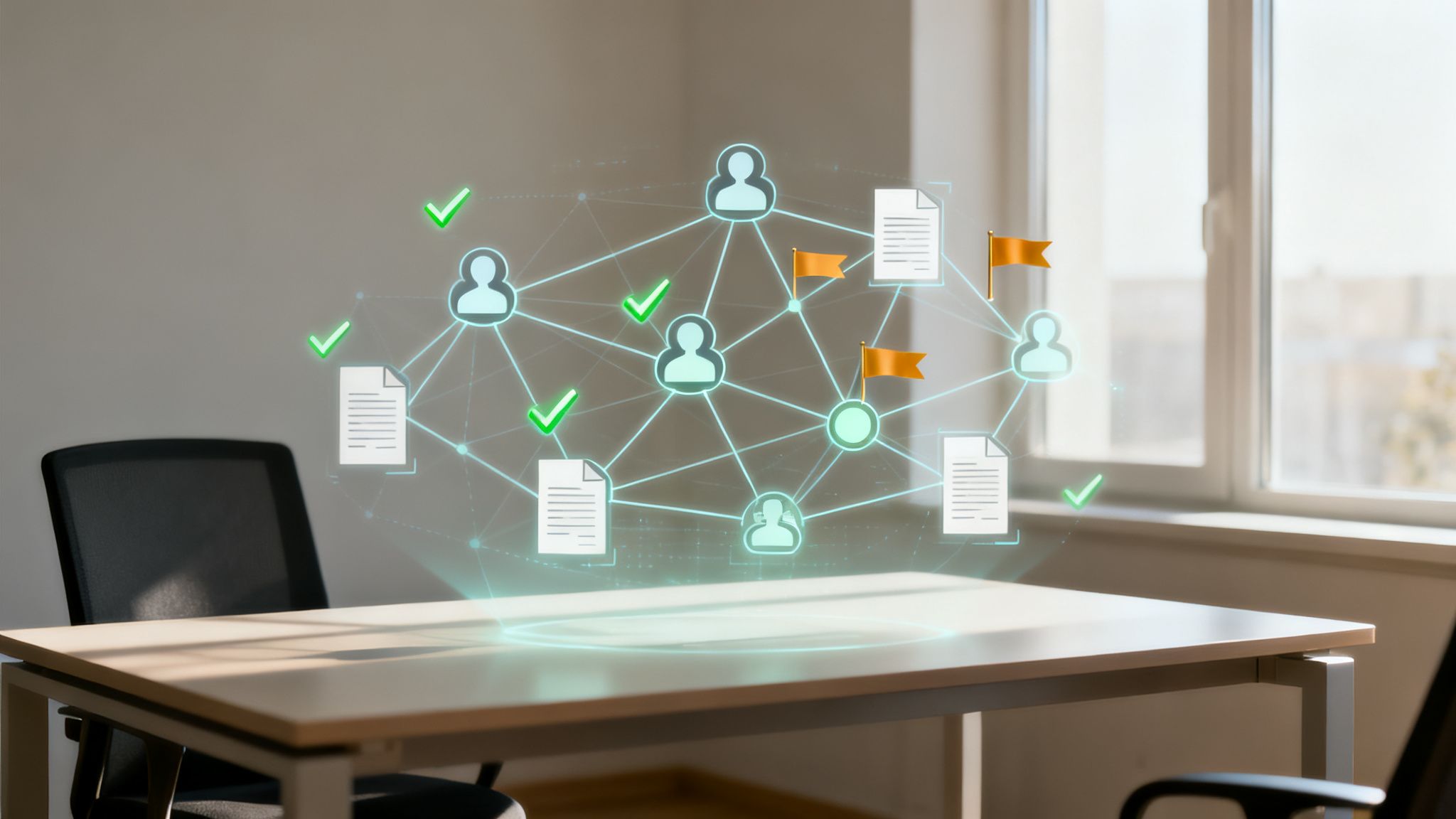 AI-driven conflict of interest management software analyzing risk data