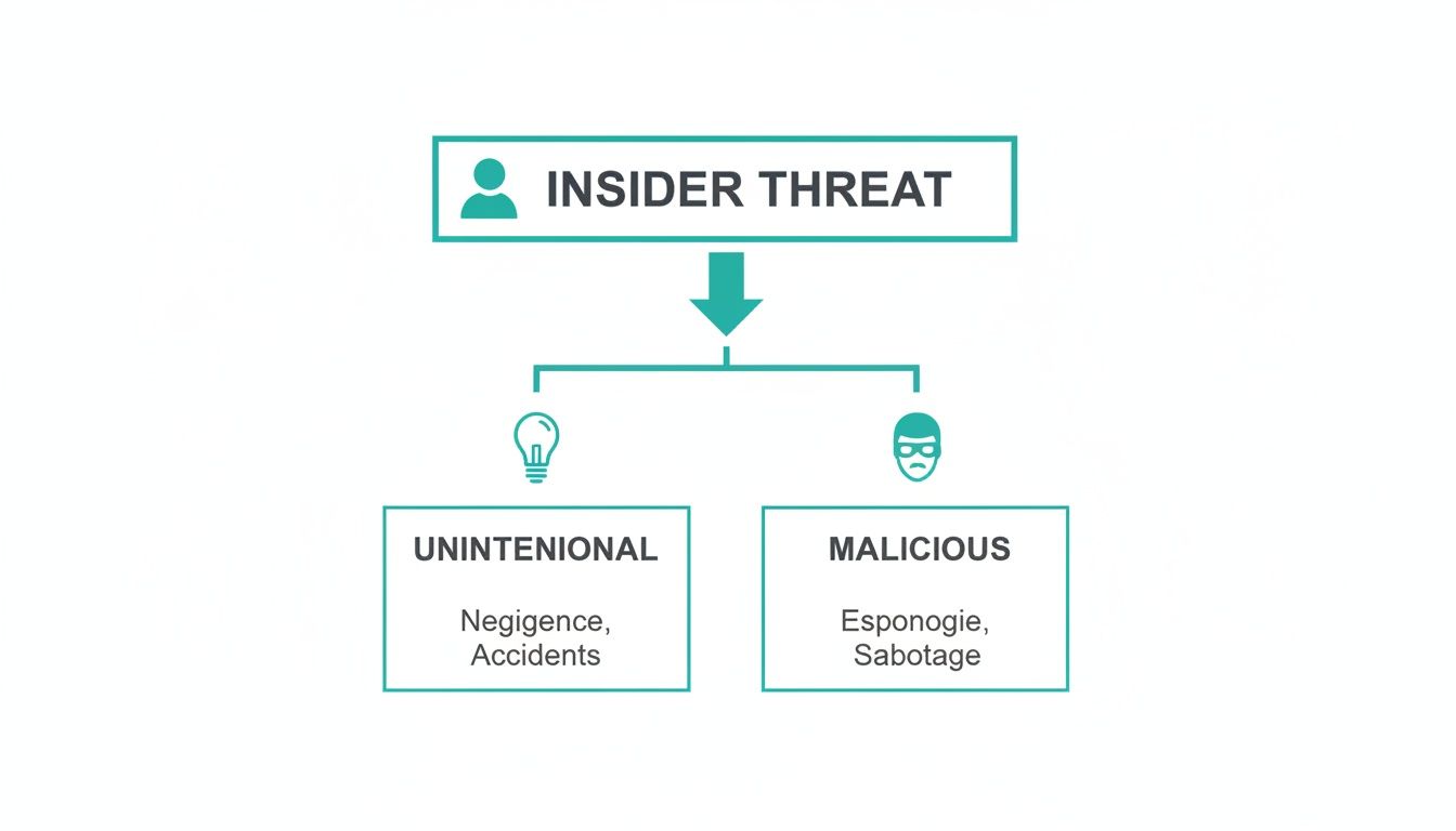 Menace interne en entreprise