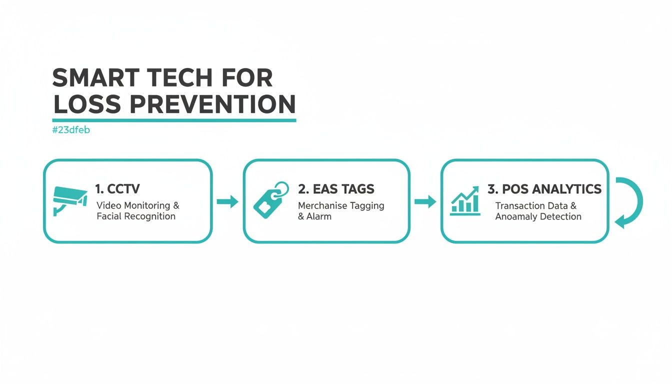 Loss prevention technology in a retail environment