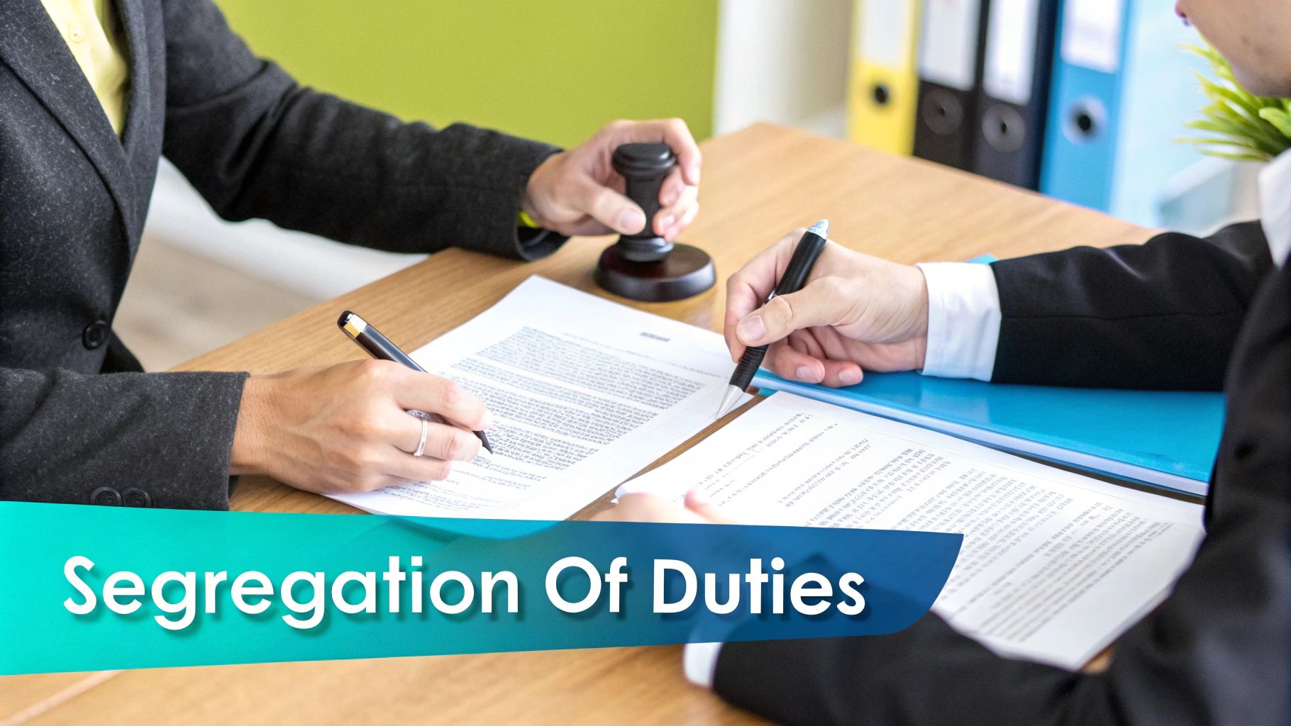 Segregação de funções como controle antifraude