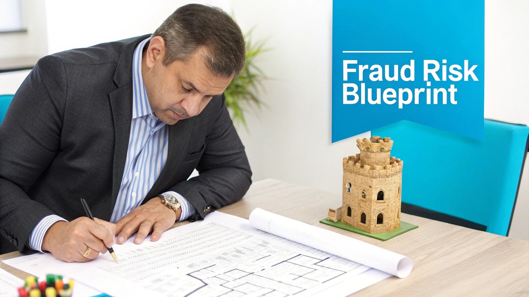 Diagrama del proceso de evaluación de riesgo de fraude