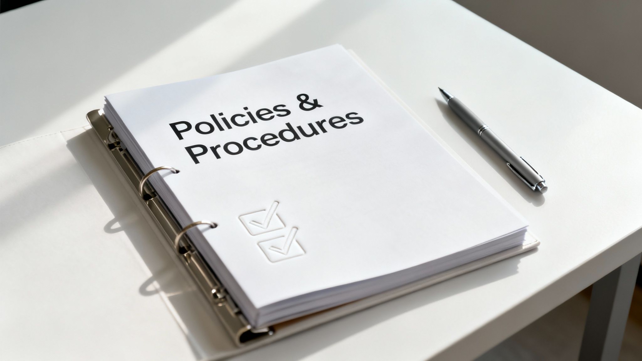 Diagram showing the 7 elements of an effective compliance program