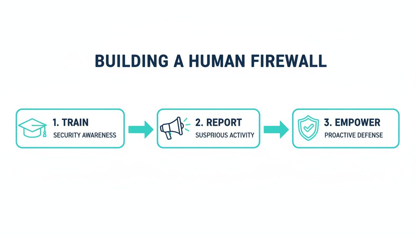 Camadas de prevenção de ameaças internas em empresas