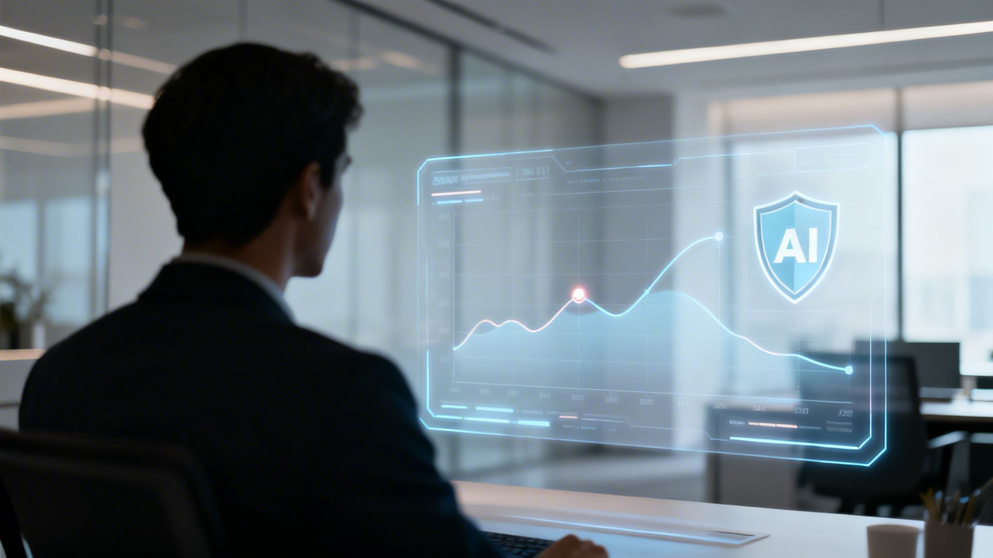 Diagram showing how an insider threat program moves from reactive to proactive defense