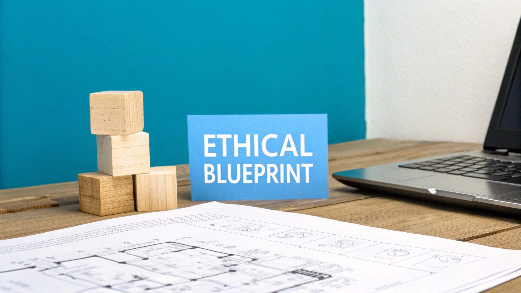 Equipe colaborando com ética no trabalho