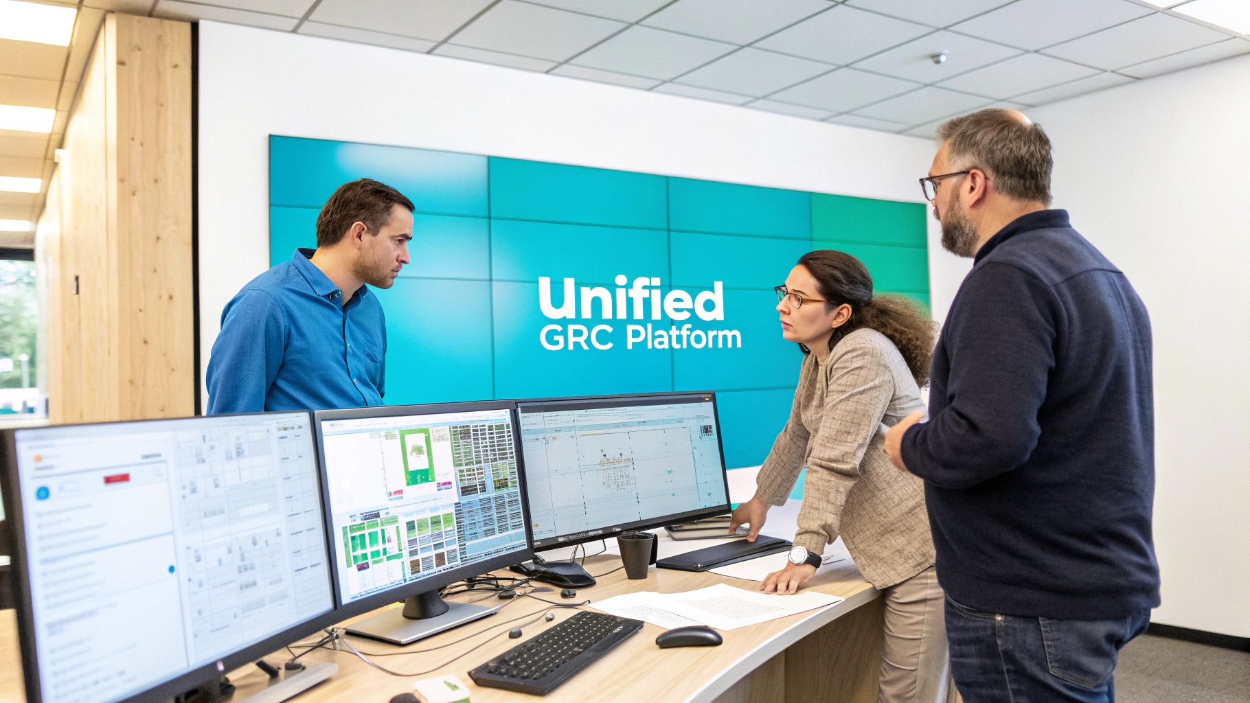 Enterprise dashboard for operational risk management framework monitoring