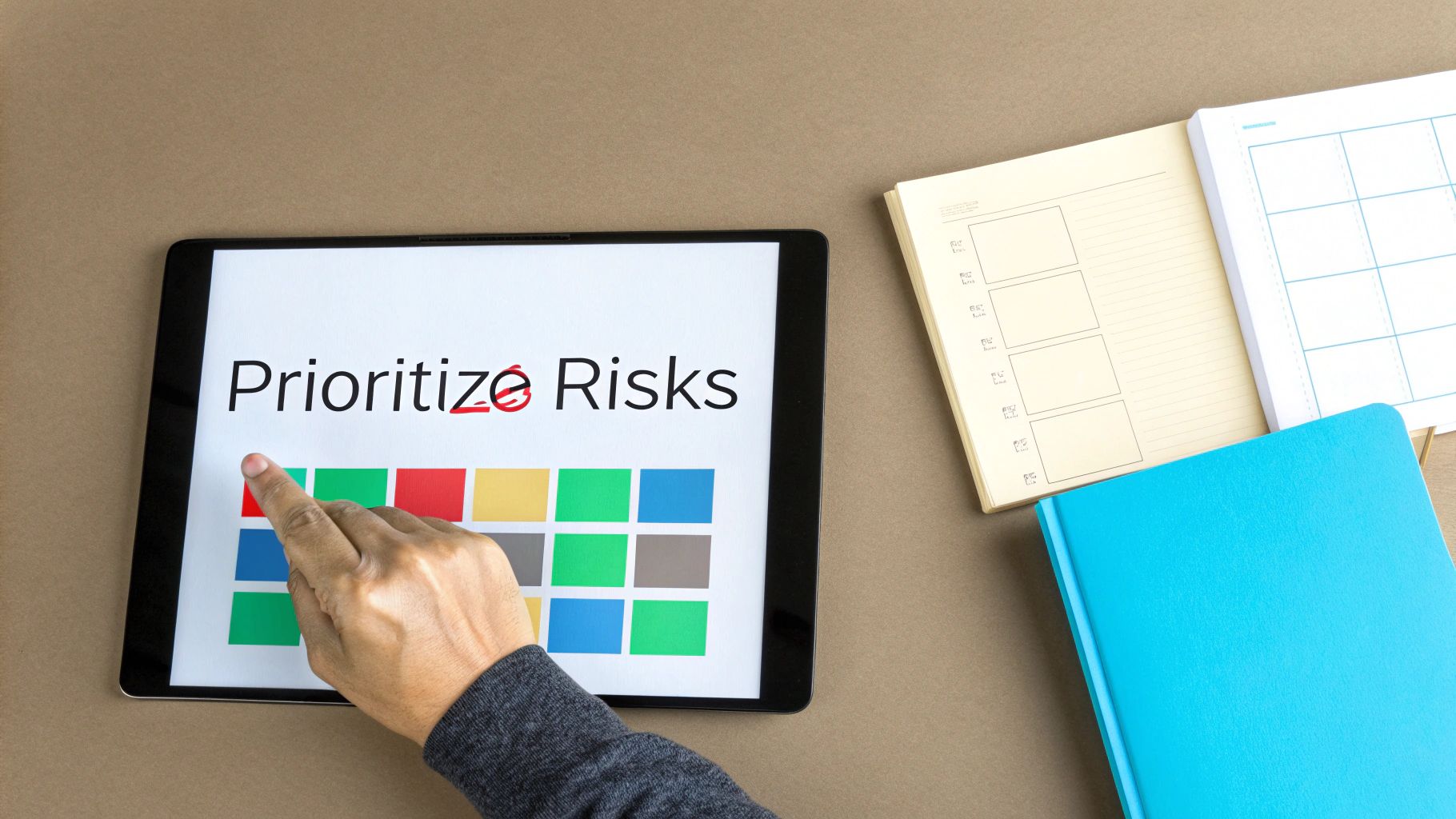 Cross-functional operational risk management dashboard