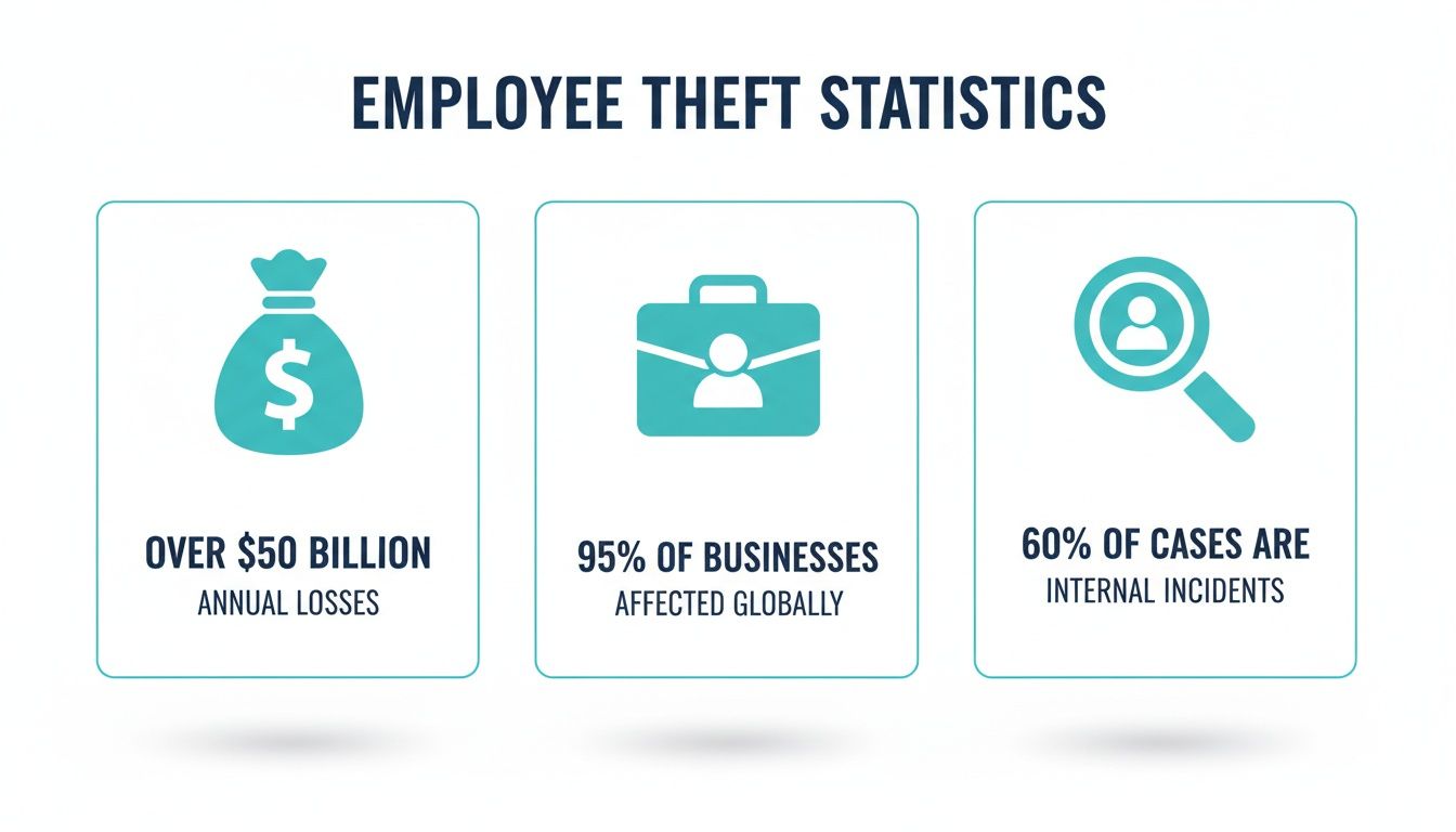 Système de prévention du vol interne en entreprise