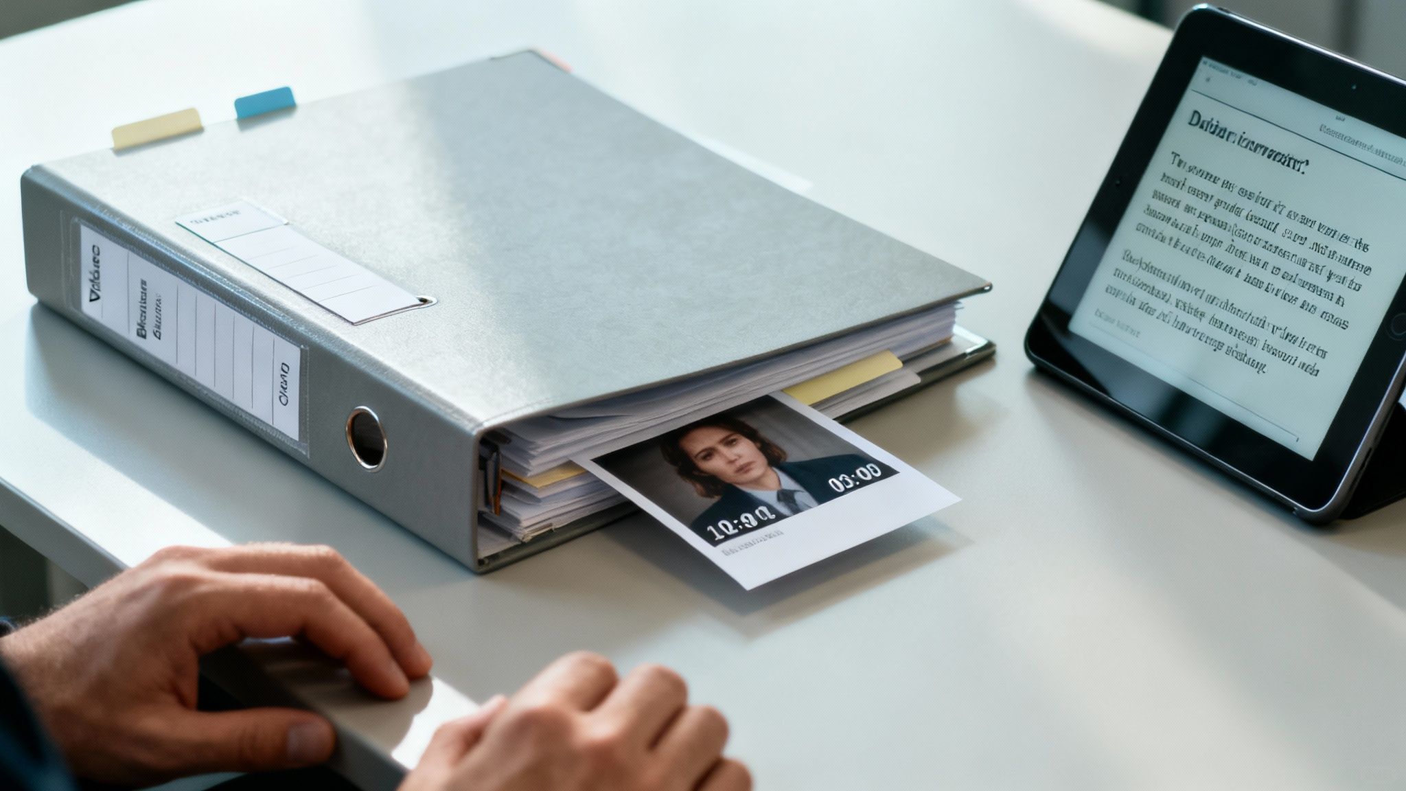 Dashboard showing structured sections of a workplace investigation report template