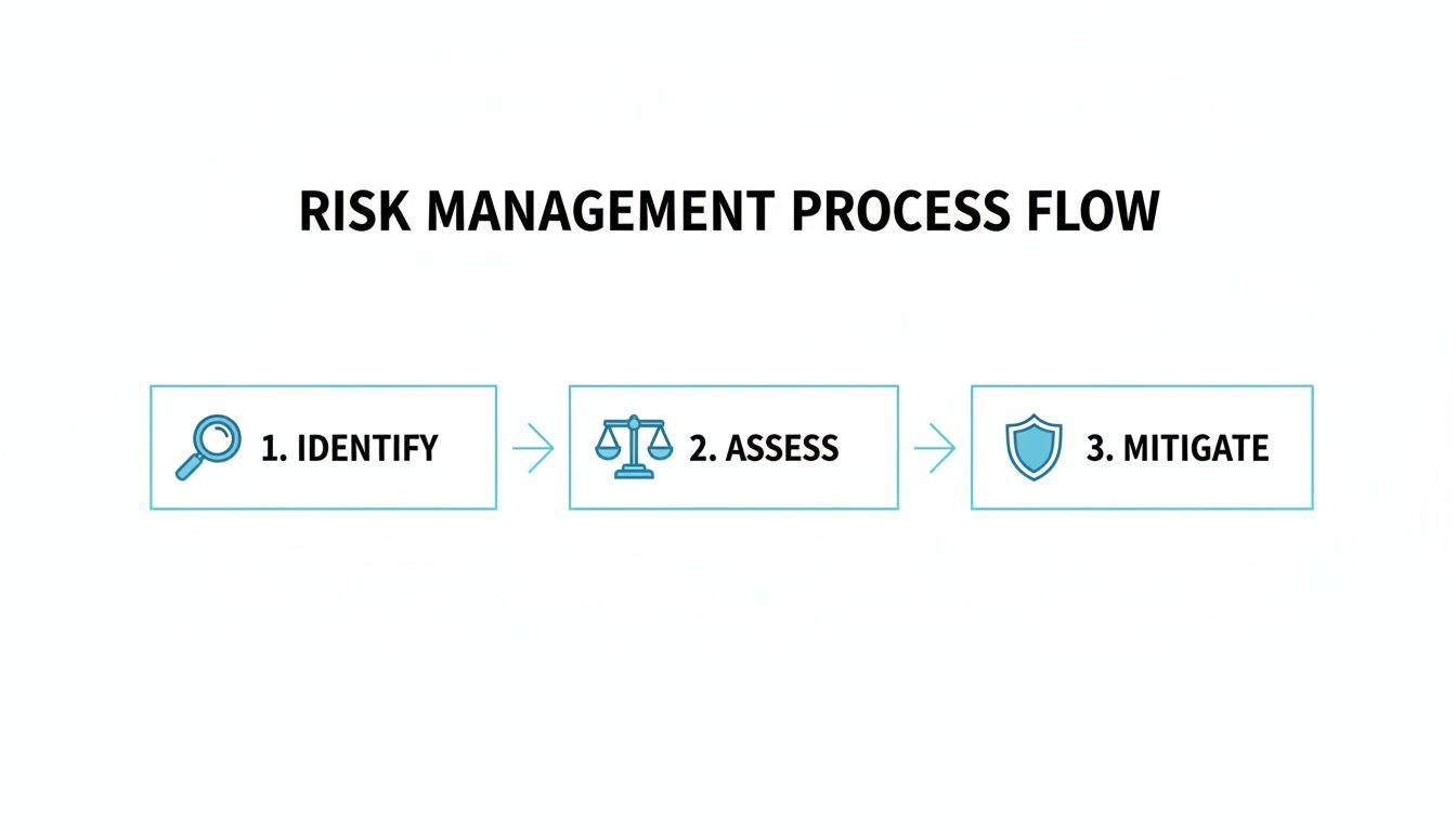 Executivos avaliando gestão de risco de conformidade regulatória