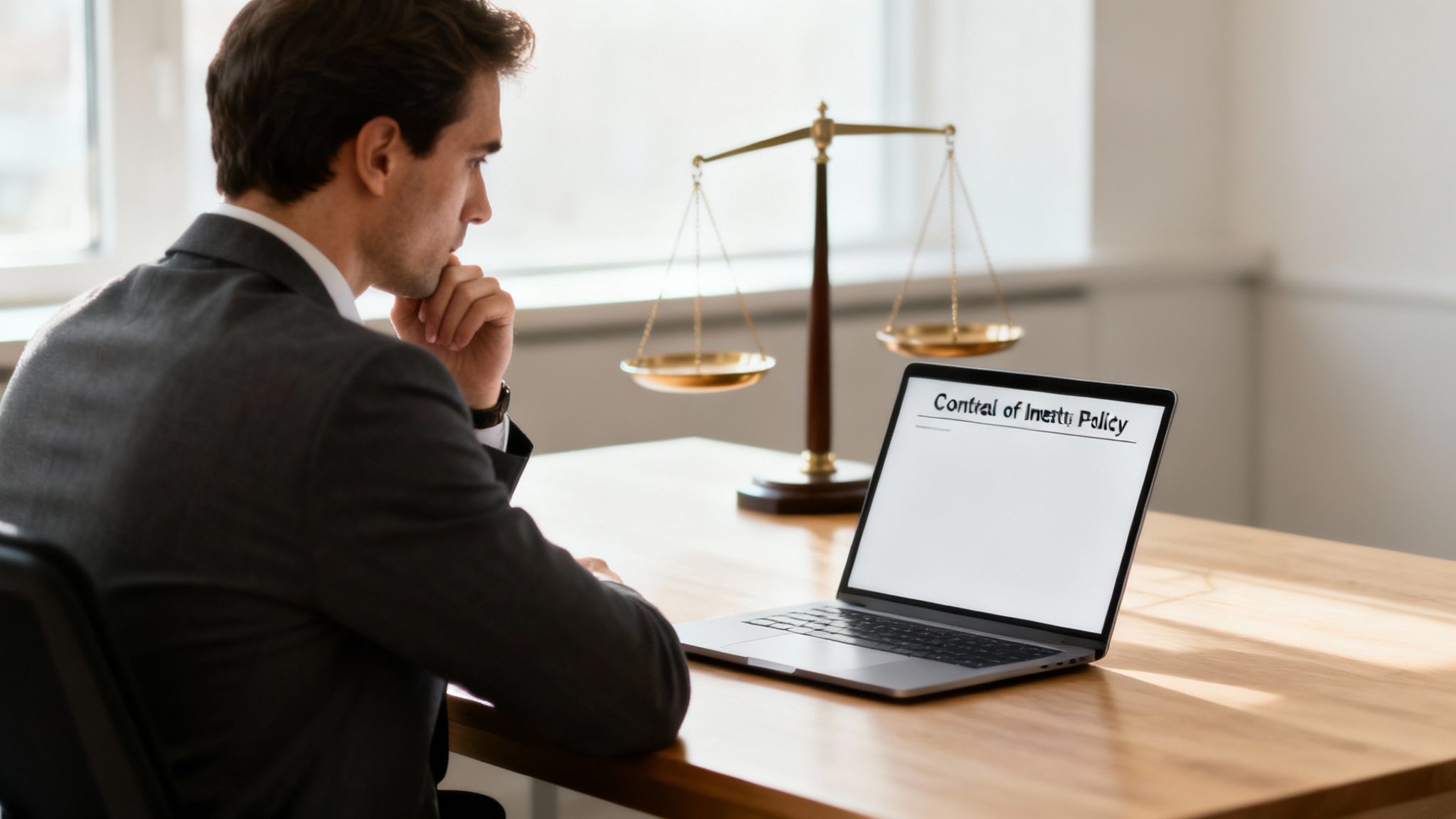 "Équipe analysant une politique de conflit d’intérêts personnalisée"