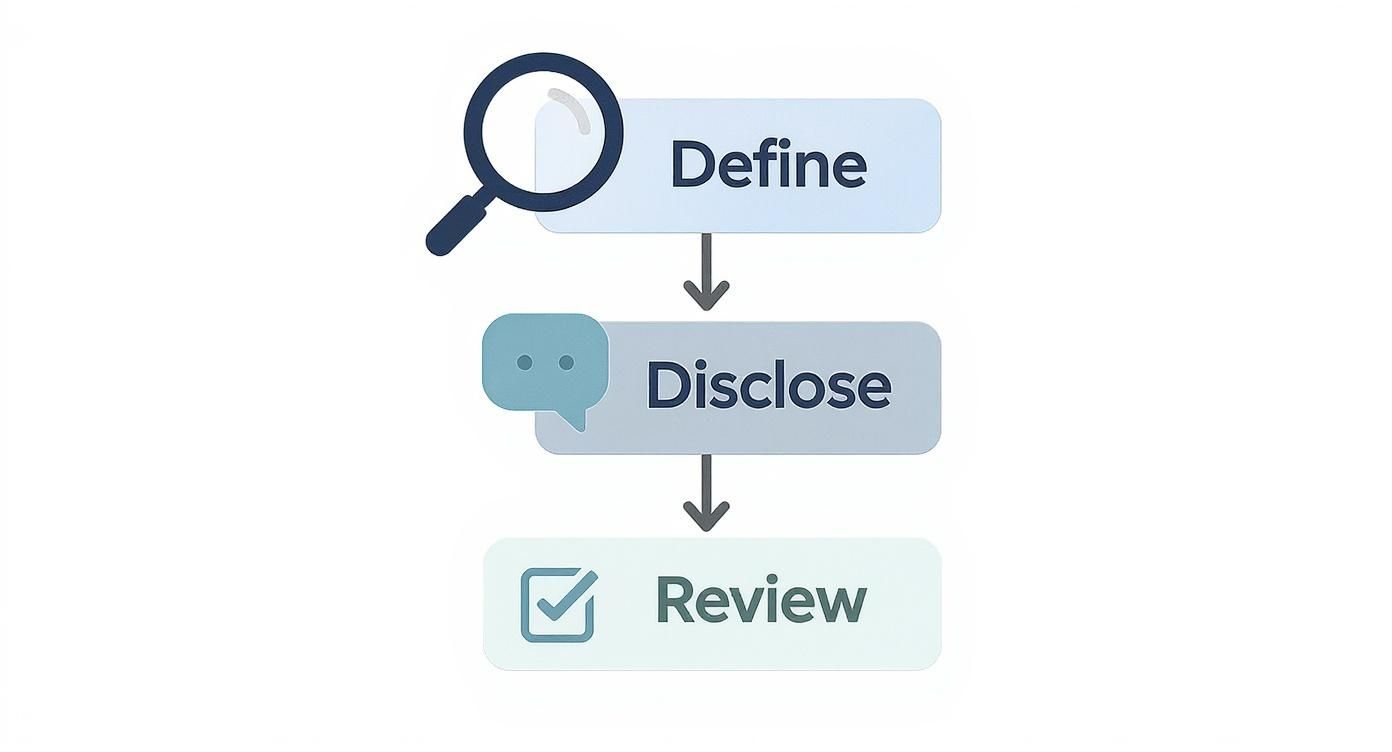"Processus de déclaration des conflits d’intérêts en entreprise"