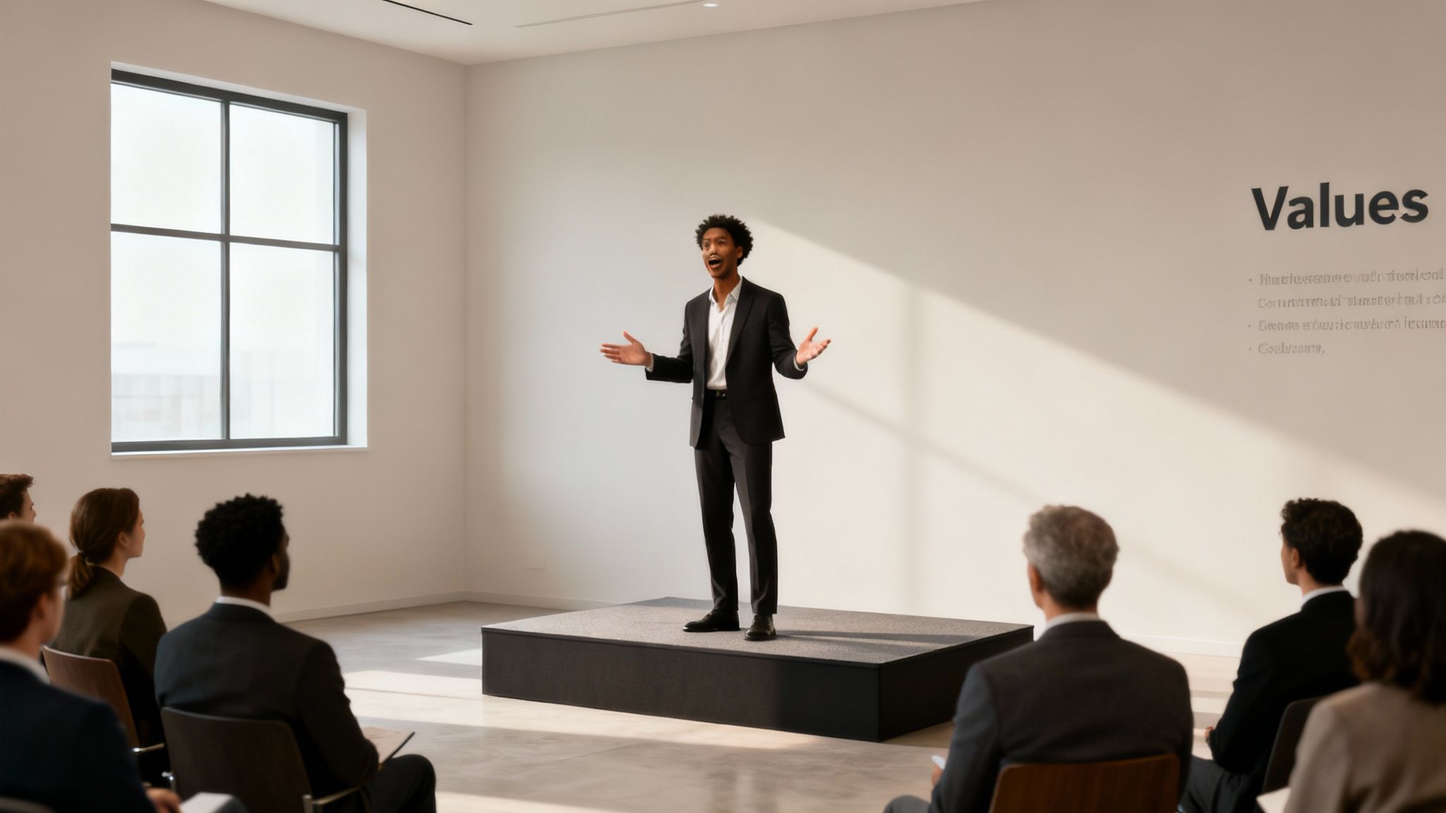 Tom de liderança influenciando a cultura ética