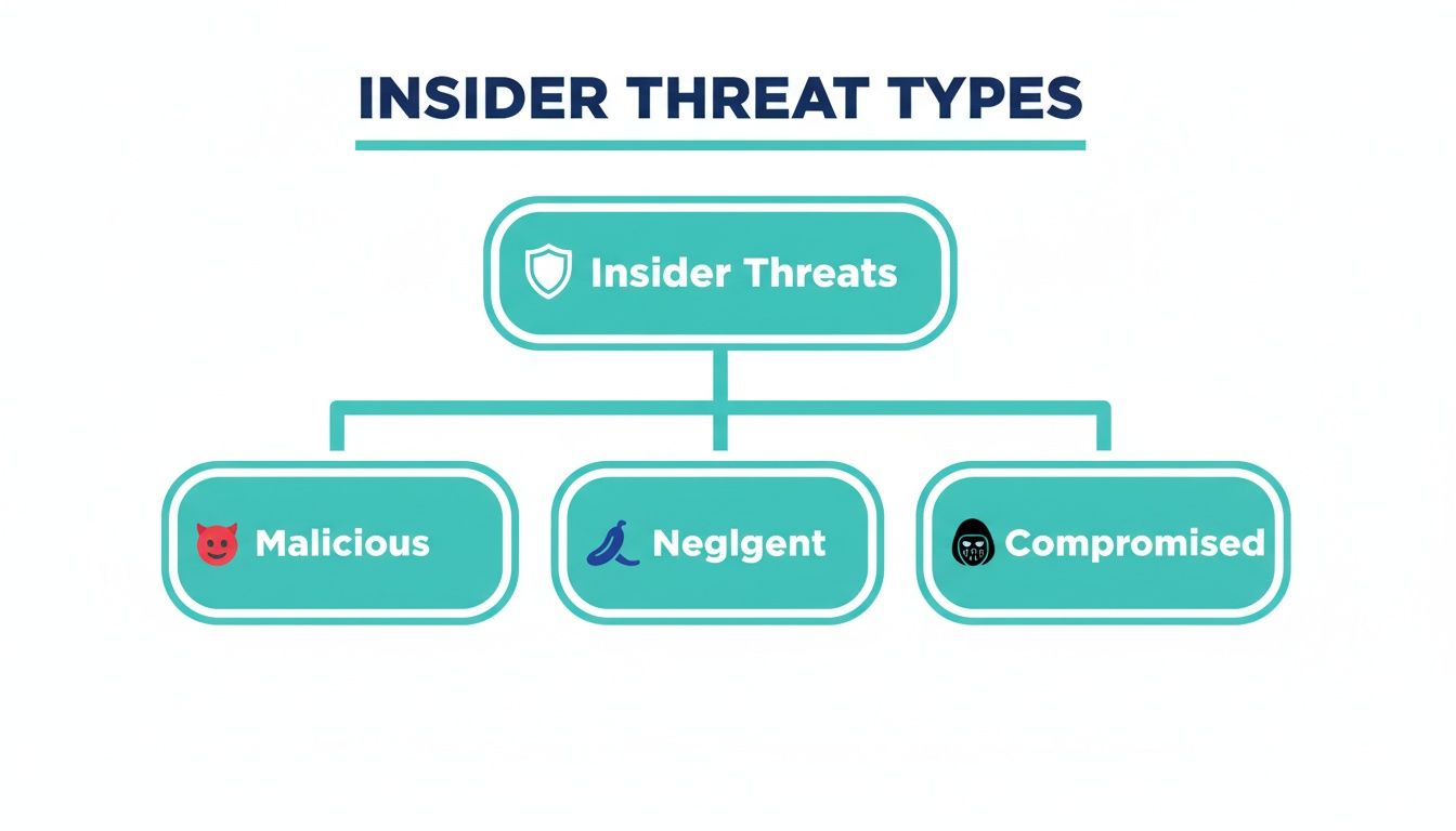Définition des insider threats et risques humains