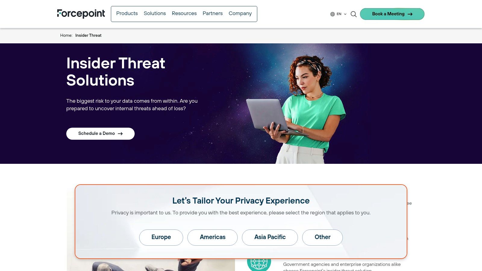 Ameaça interna da Forcepoint