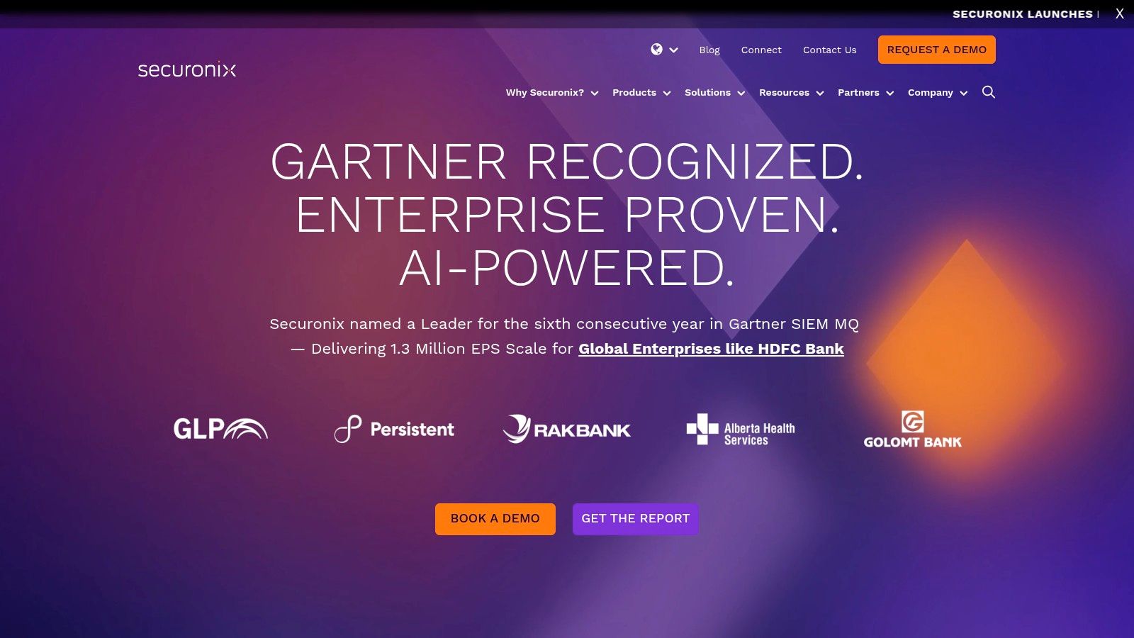 Securonix UEBA / SIEM de Defesa Unificada