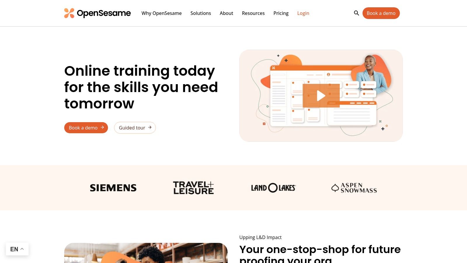 “Dashboard comparing leading integrity training courses for organizations”