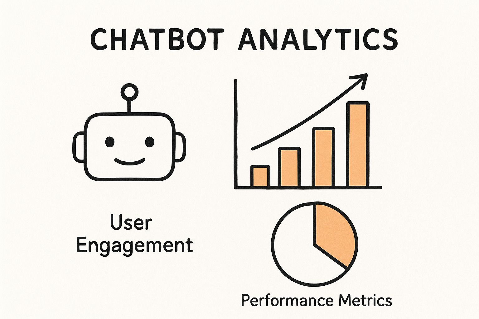 Infographic about analytics for chatbots