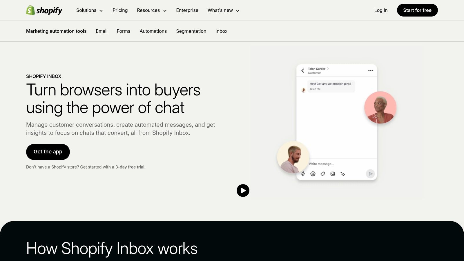 Shopify Inbox