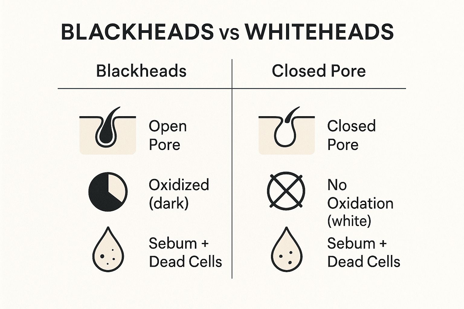 Infographic about how to get rid of blackheads