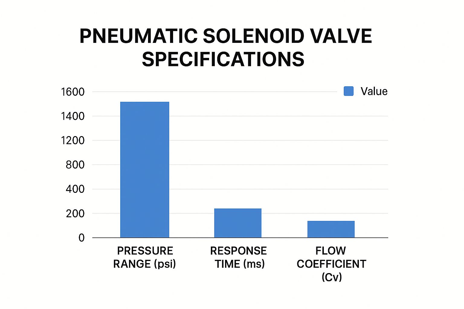 Infographic about pneumatic solenoid valves