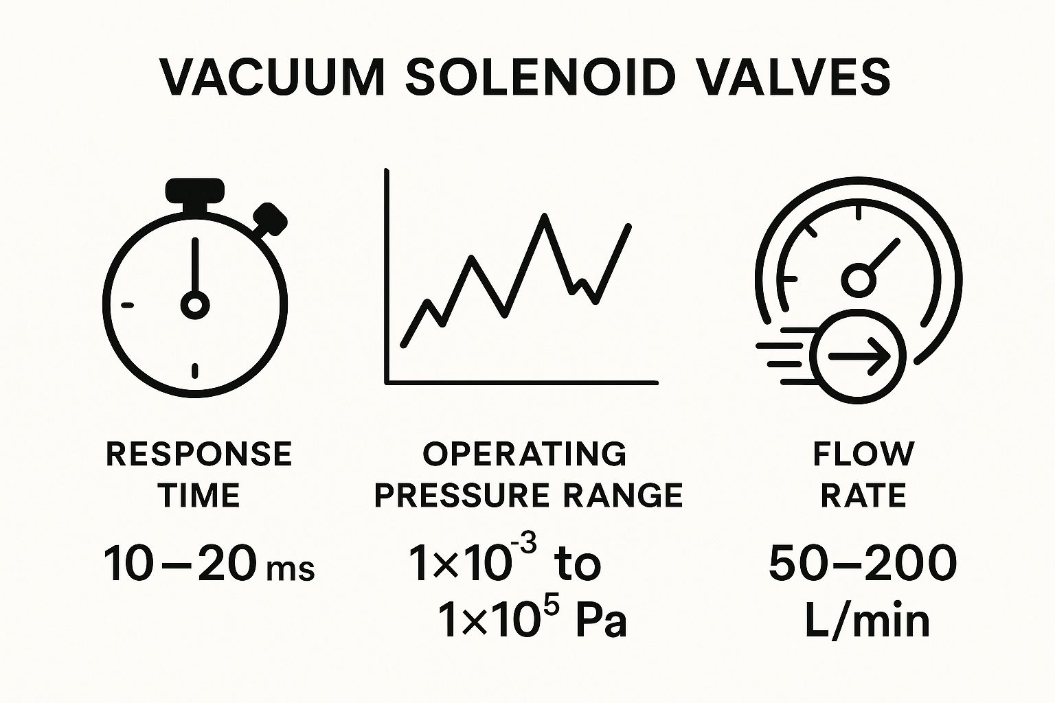 Infographic about vacuum solenoid valve