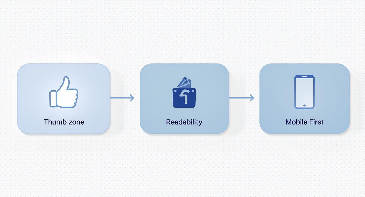 Infographic about how to optimize website for mobile