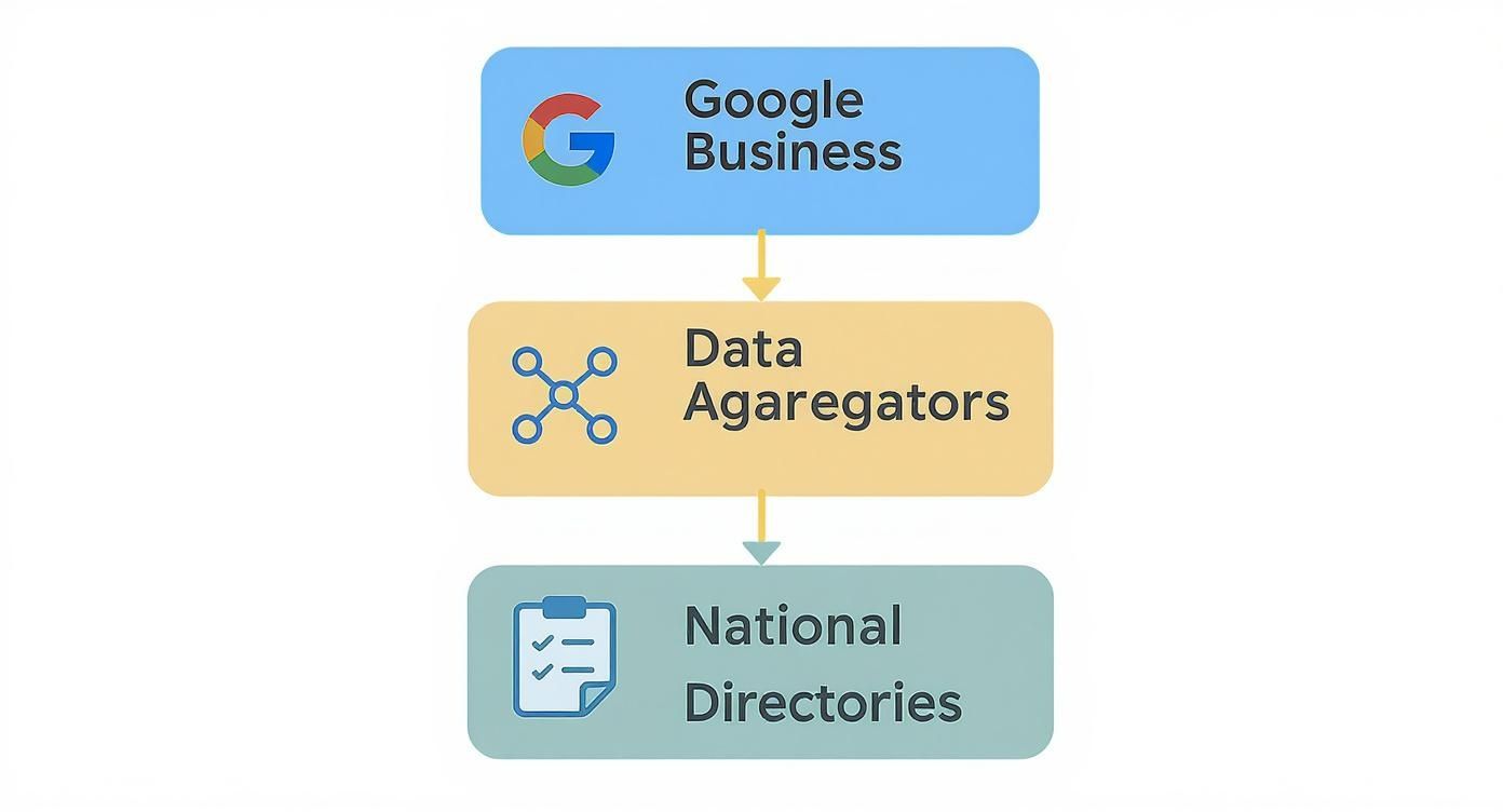 Infographic about what is a local citation