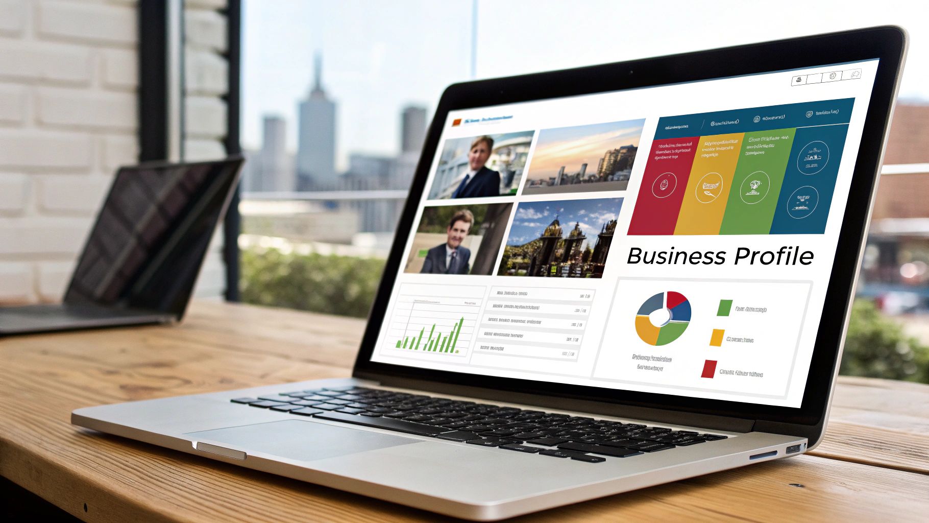 A close-up of a Google Business Profile on a smartphone, showing business information and reviews.