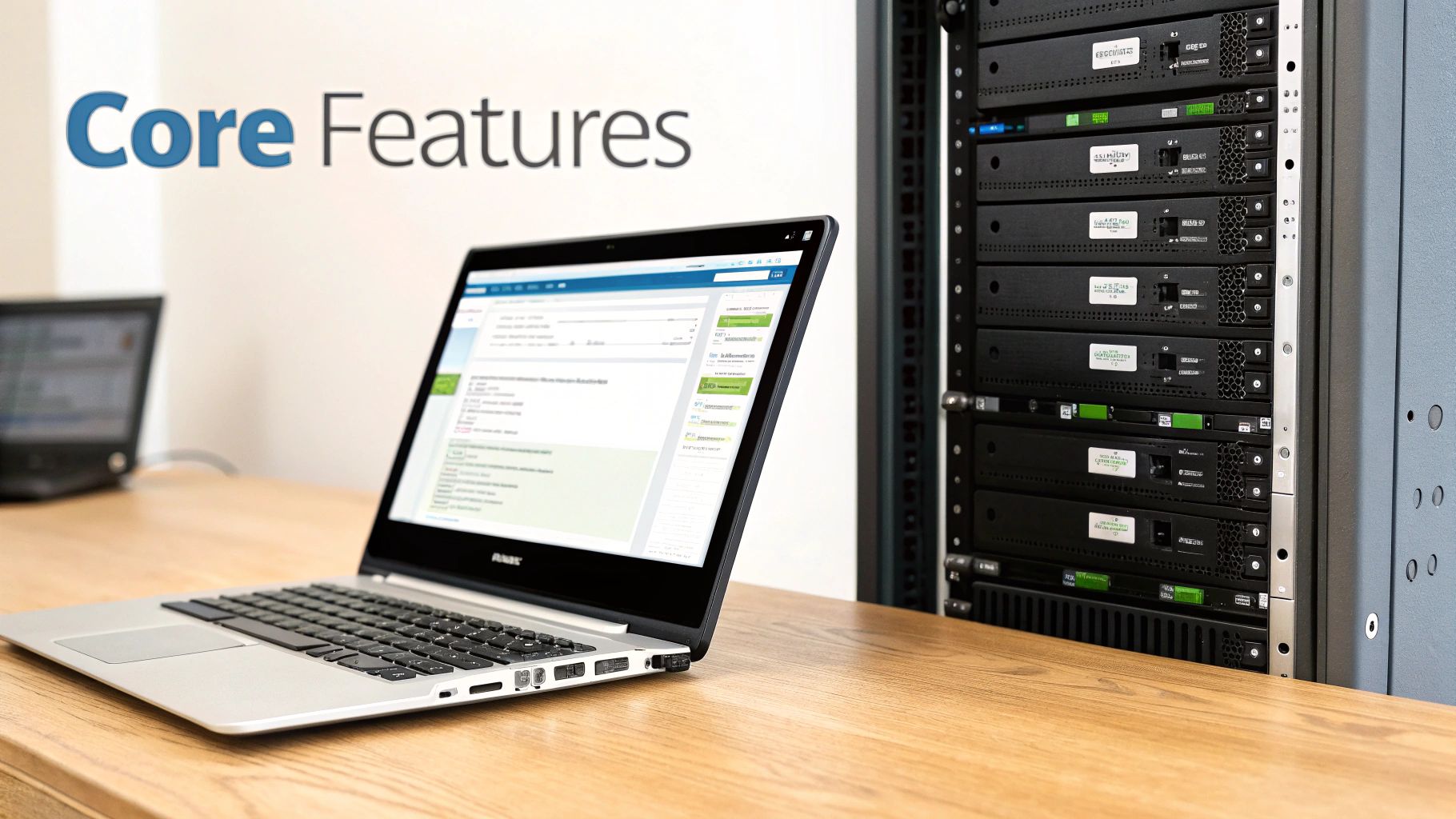 A digital dashboard showing website performance metrics and server status.