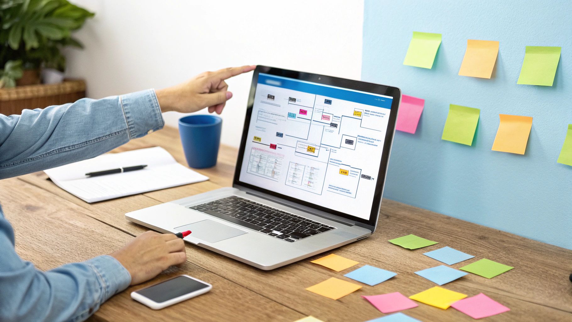 צילום מסך של ערך ויקיפדיה על אפיון תוכנה