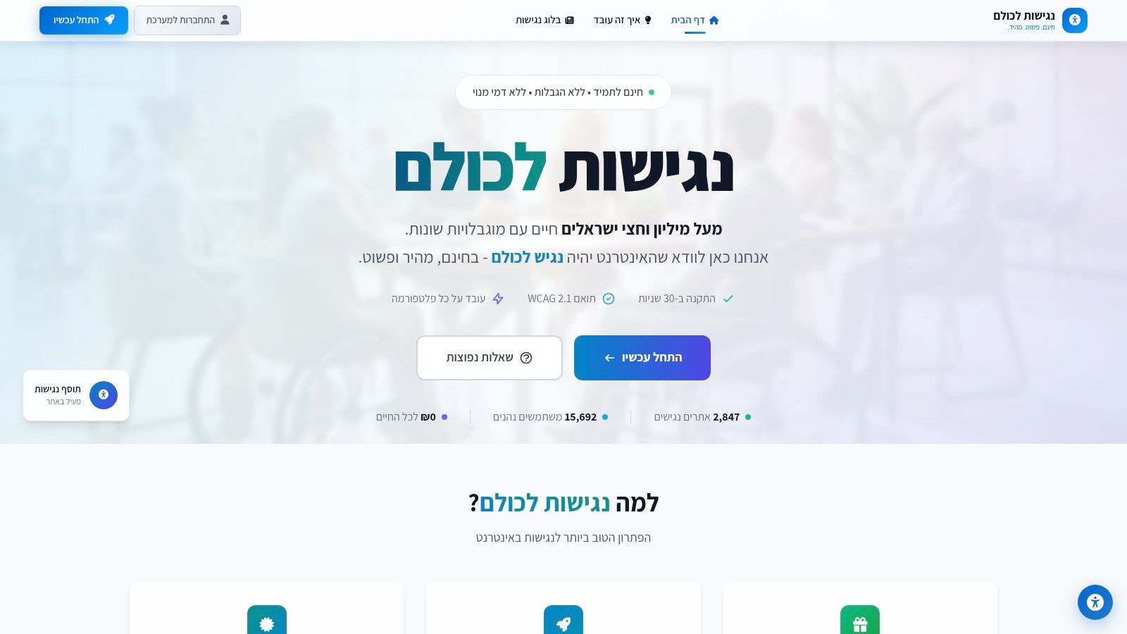 נגישות לכולם (Negishot)