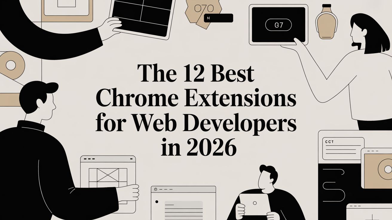 2026. gada 12 labākās Chrome paplašinājumi tīmekļa izstrādātājiem