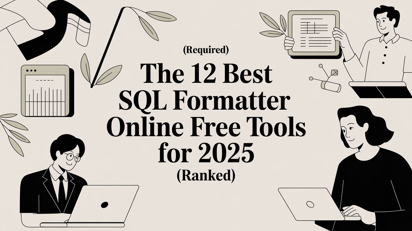 12 labākie SQL formatēšanas tiešsaistes rīki bez maksas 2025. gadam (reitingā)